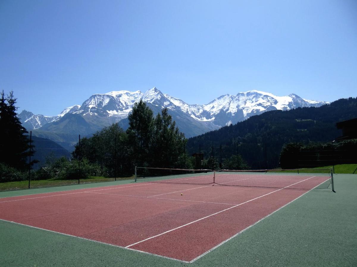Duo Des Alpages Vue Exceptionnelle Sur Le Mont Blc Saint-Gervais-les-Bains Exterior foto