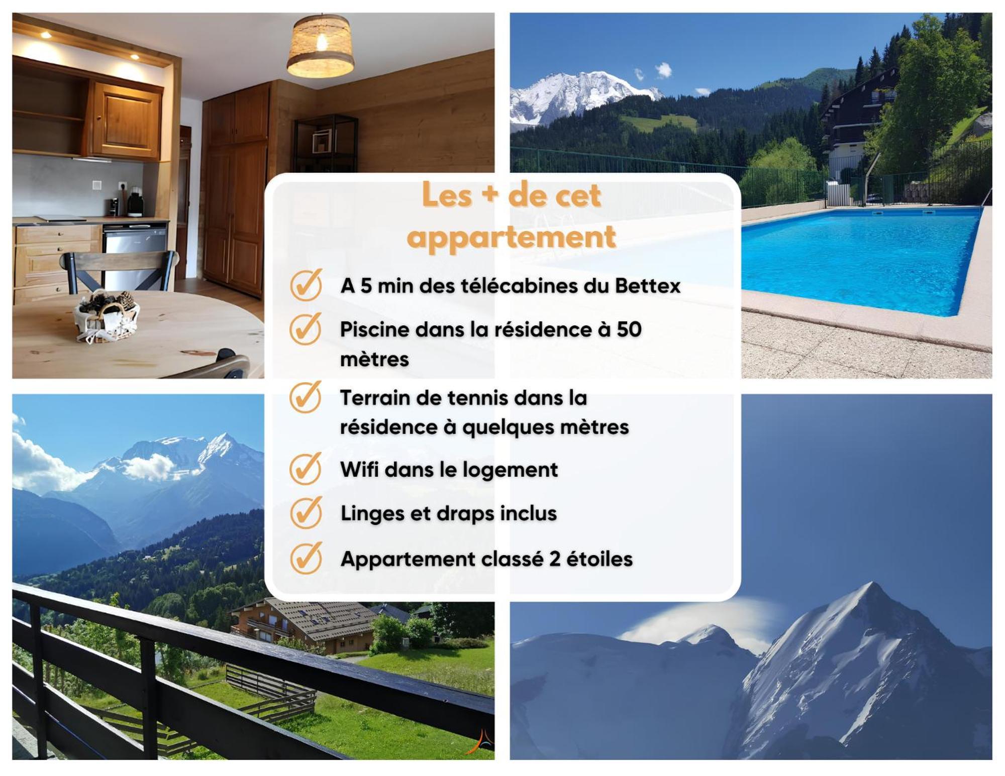 Duo Des Alpages Vue Exceptionnelle Sur Le Mont Blc Saint-Gervais-les-Bains Exterior foto